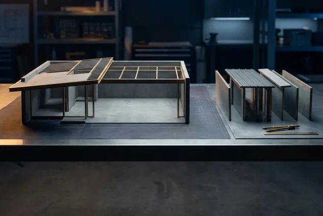 Original editable architectural model concept